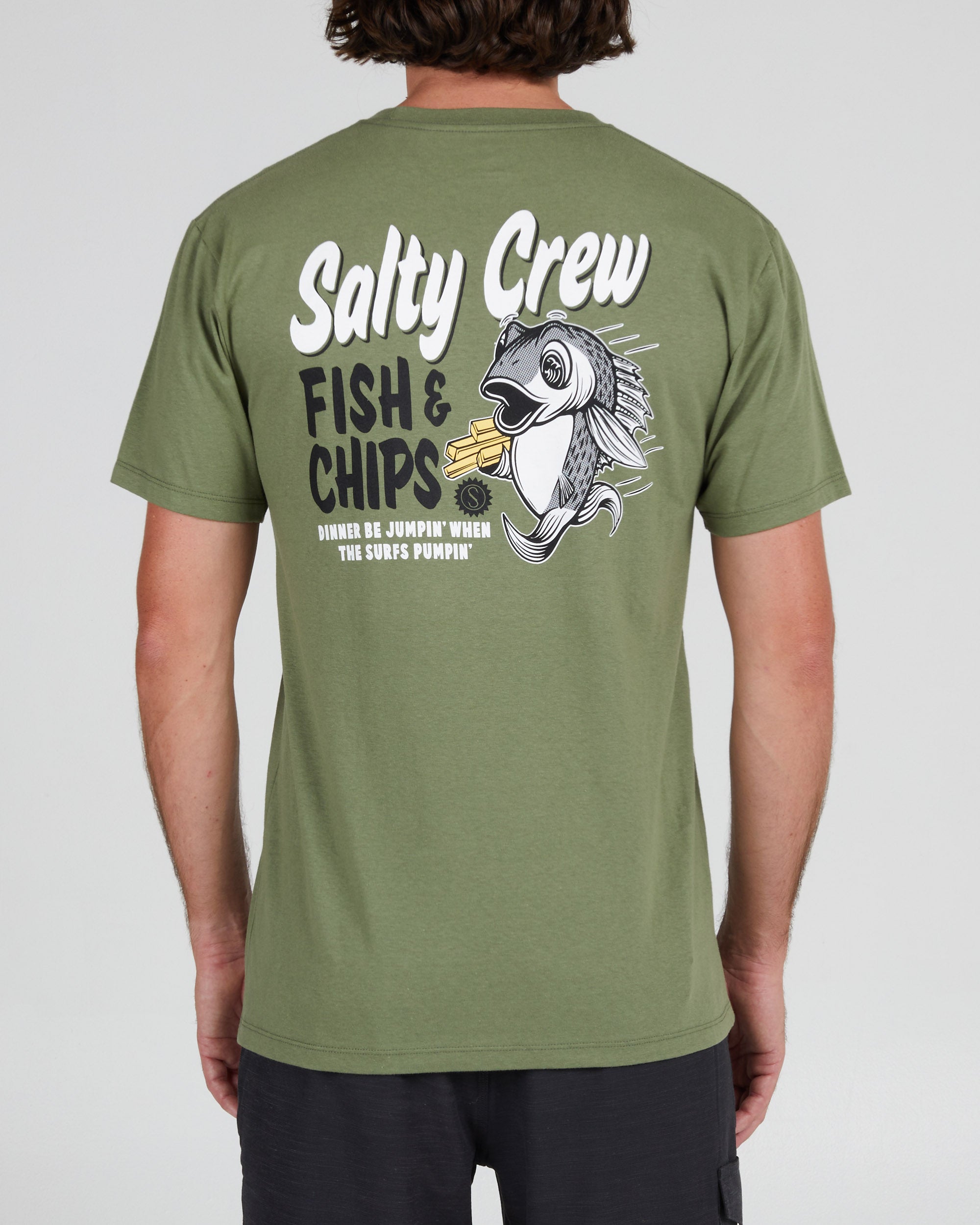Salty Crew - Fish and Chips Premium Short Sleeve Tee