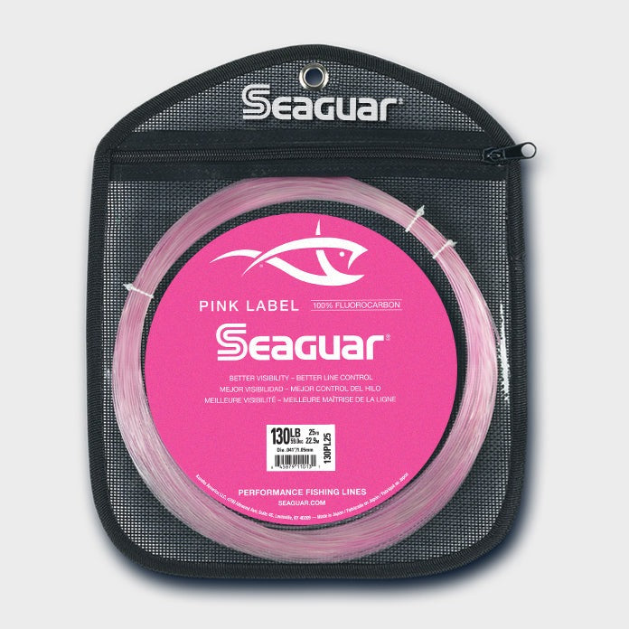 Seaguar - Big Game Pink Label Fluorocarbon Leader - 25yd Coils
