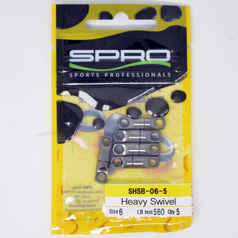 Spro Heavy Swivel Black - 1030# 5 Pack 
