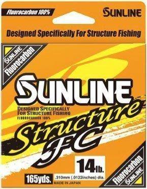 Sunline - Structure Fluorocarbon (165yd Clear Spool) - Fish & Tackle